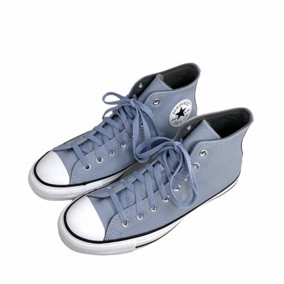 Converse Chuck Taylor High Leather Heirloom Silver A05594C Shoes Casual Women's - Picture 3 of 9
